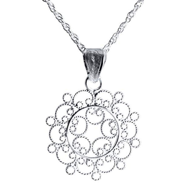 Filigree True Love Pendant - AG Agora Jewellery London