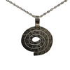 Sterling Silver Spiral Pendant - Agora Jewellery London